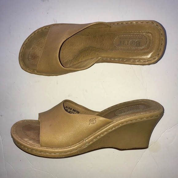 Born Shoes - Born Slip On Leather Sandals